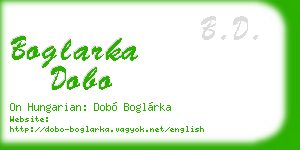 boglarka dobo business card